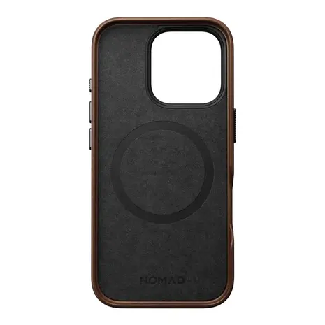 Nomad Nomad iPhone 16 Pro Traditional leren hoesje (bruin) Nomad Nomad iPhone 16 Pro Traditional leren hoesje (bruin)