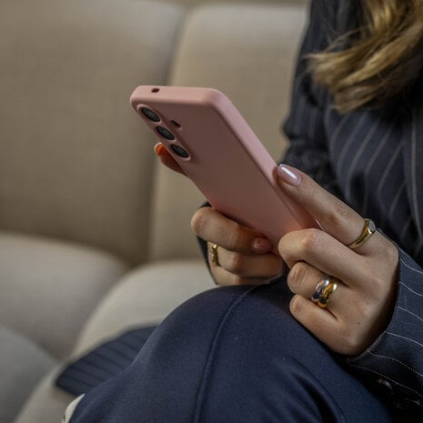 ShieldCase® ShieldCase Samsung Galaxy S25 Plus siliconen hoesje (roze)