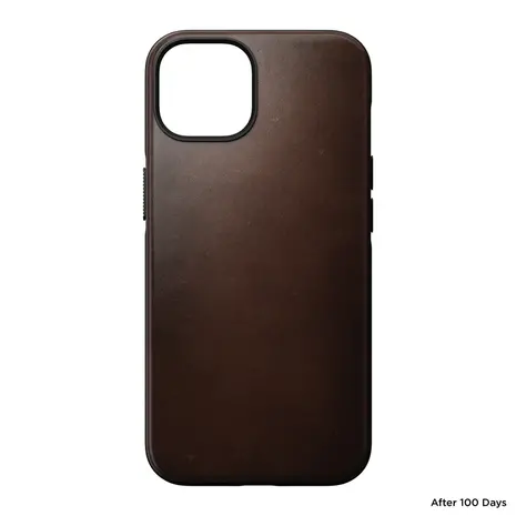 Nomad Nomad iPhone 14 Modern Horween leren hoesje (bruin) Nomad Nomad iPhone 14 Modern Horween leren hoesje (bruin)