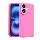 Coverzs Coverzs iPhone 16 Plus luxe siliconen hoesje (roze)