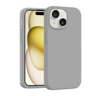 Coverzs Coverzs iPhone 14 luxe siliconen hoesje (grijs)