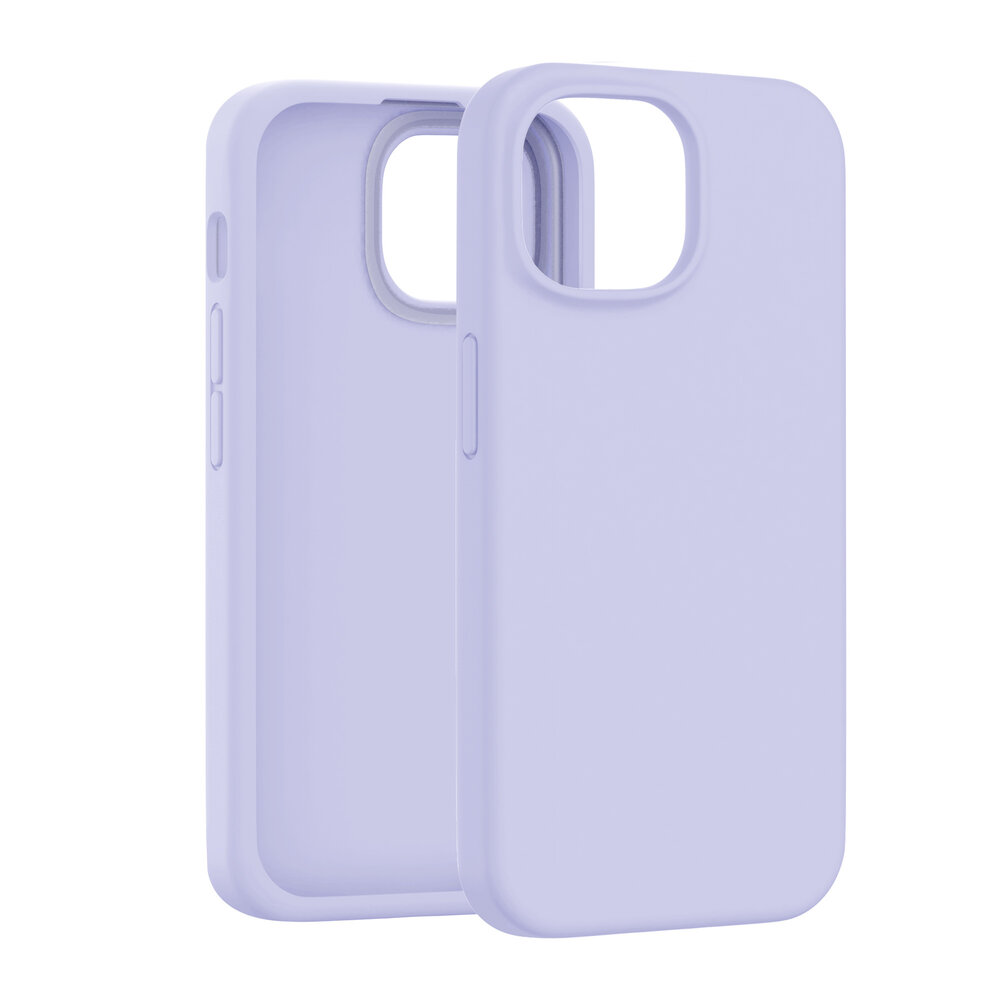 Coverzs Coverzs iPhone 14 luxe siliconen hoesje (paars)