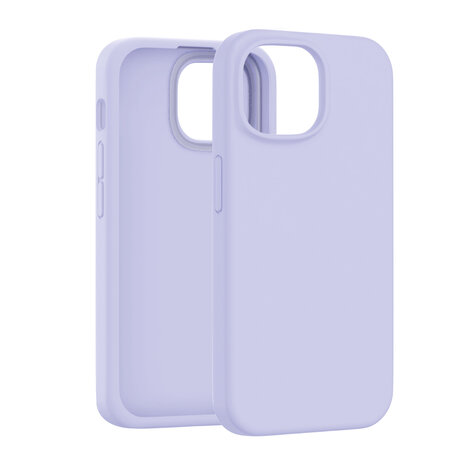 Coverzs Coverzs iPhone 14 luxe siliconen hoesje (paars)