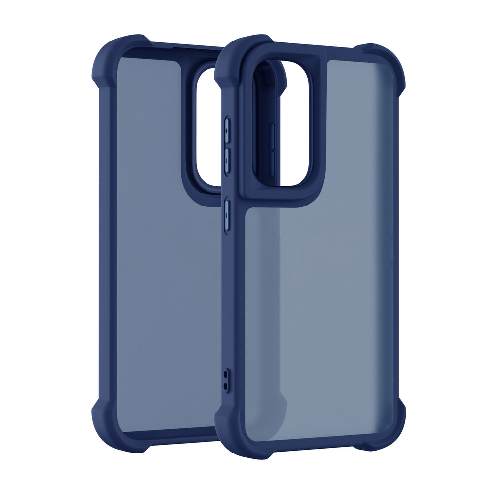 Coverzs Coverzs Samsung Galaxy S25 Plus matte Shock case (donkerblauw) Coverzs Coverzs Samsung Galaxy S25 Plus matte Shock case (donkerblauw)