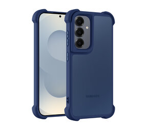 Coverzs Samsung Galaxy S24 Plus matte Shock case (donkerblauw) Coverzs Samsung Galaxy S24 Plus matte Shock case (donkerblauw)