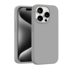 Coverzs Coverzs iPhone 13 Pro Max luxe siliconen MagSafe hoesje (grijs)