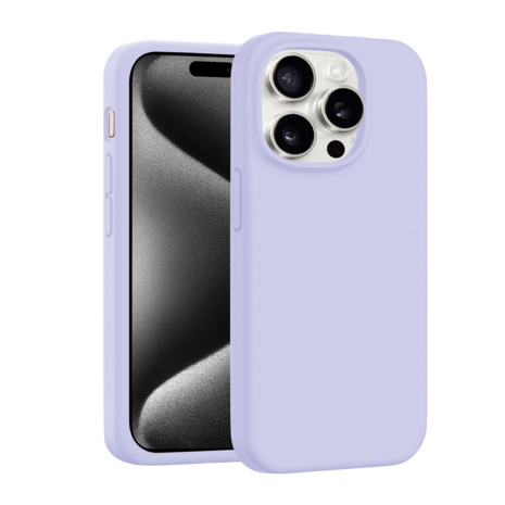 Coverzs Coverzs iPhone 13 Pro luxe siliconen hoesje (paars)