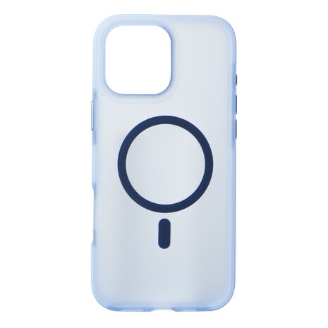 Coverzs Coverzs iPhone 13 Pro Max smooth siliconen MagSafe case (lichtblauw)