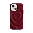 xoxo Wildhearts xoxo Wildhearts Biggest Love Burgundy - iPhone 13 hoesje