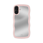 xoxo Wildhearts xoxo Wildhearts Wavy mirror case Pink - iPhone 16 Plus hoesje