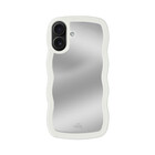 xoxo Wildhearts xoxo Wildhearts Wavy mirror case Creme - iPhone 16 hoesje