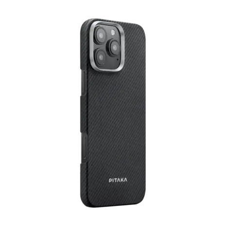 Pitaka Pitaka iPhone 16 Pro Ultra slim case (zwart/grijs)