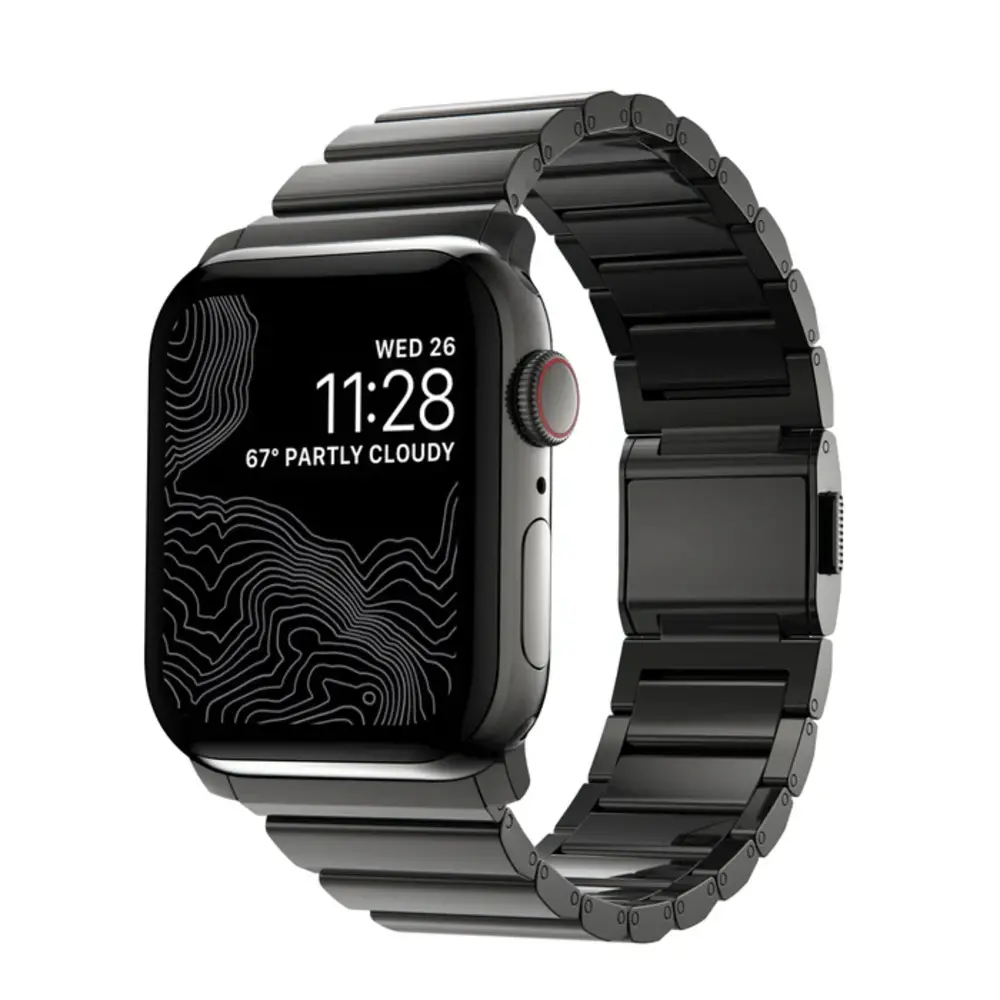 Nomad Nomad Apple Watch RVS stalen band (grafiet)