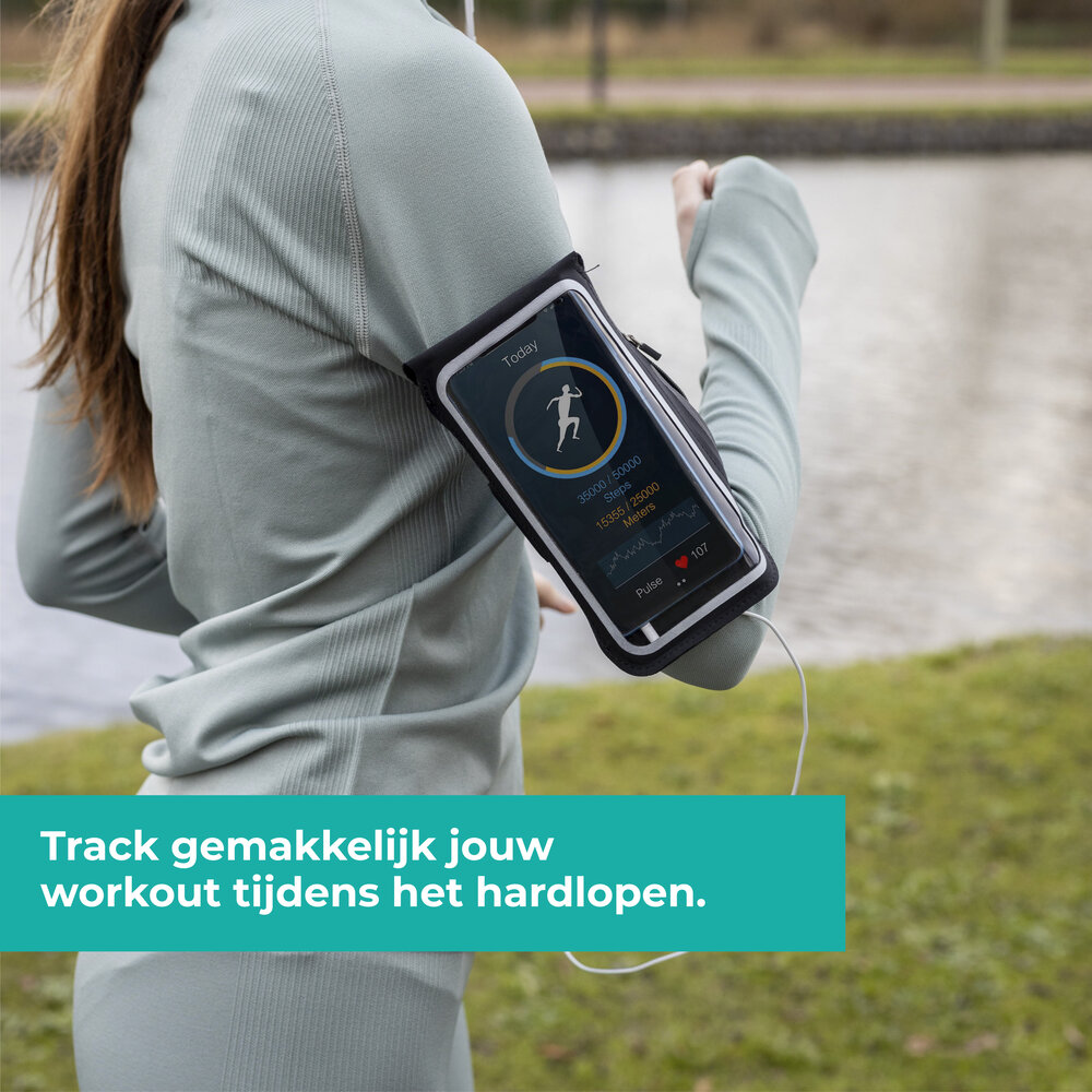 Coverzs Coverzs Telefoonhouder voor hardlopen (zwart)