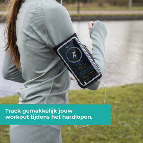 Coverzs Coverzs Telefoonhouder voor hardlopen (zwart)