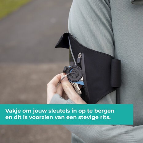 Coverzs Coverzs Telefoonhouder voor hardlopen (zwart)