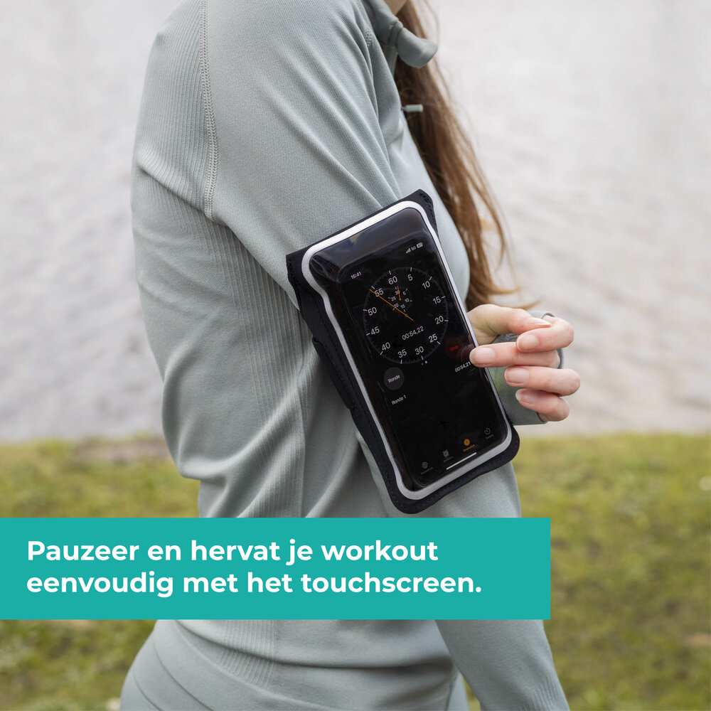 Coverzs Coverzs Telefoonhouder voor hardlopen (zwart/geel)