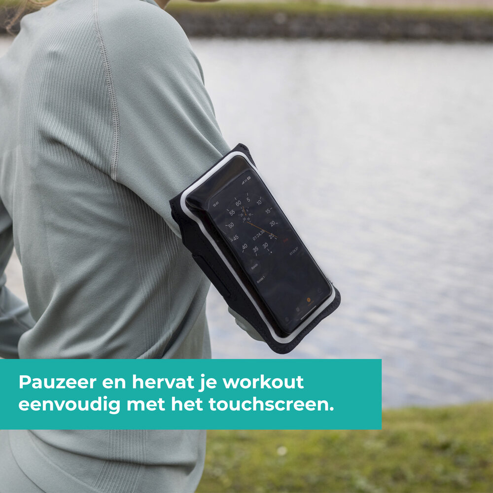 Coverzs Coverzs Telefoonhouder voor hardlopen (zwart/geel)