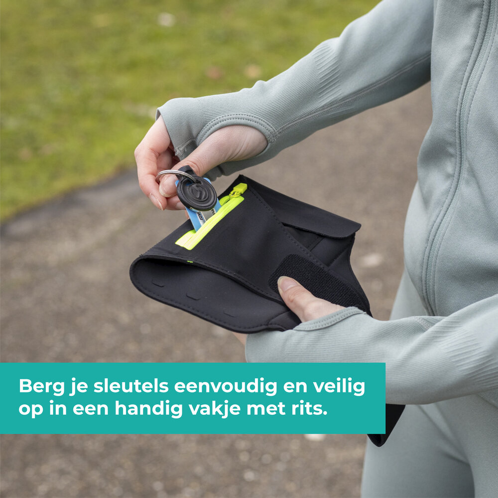 Coverzs Coverzs Telefoonhouder voor hardlopen (zwart/geel)