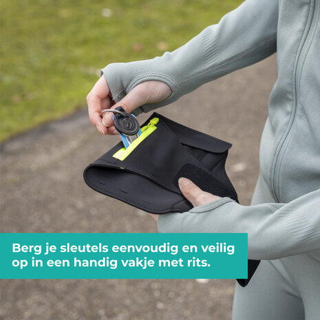 Coverzs Coverzs Telefoonhouder voor hardlopen (zwart/geel)