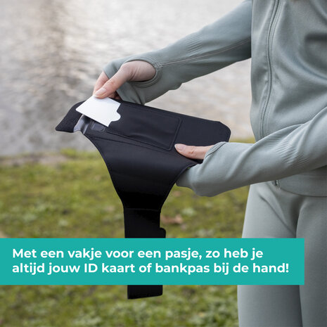 Coverzs Coverzs Telefoonhouder voor hardlopen (zwart/geel)