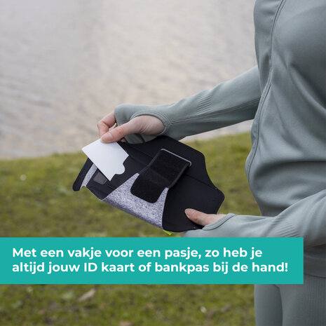 Coverzs Coverzs Telefoonhouder voor hardlopen (wit/grijs)