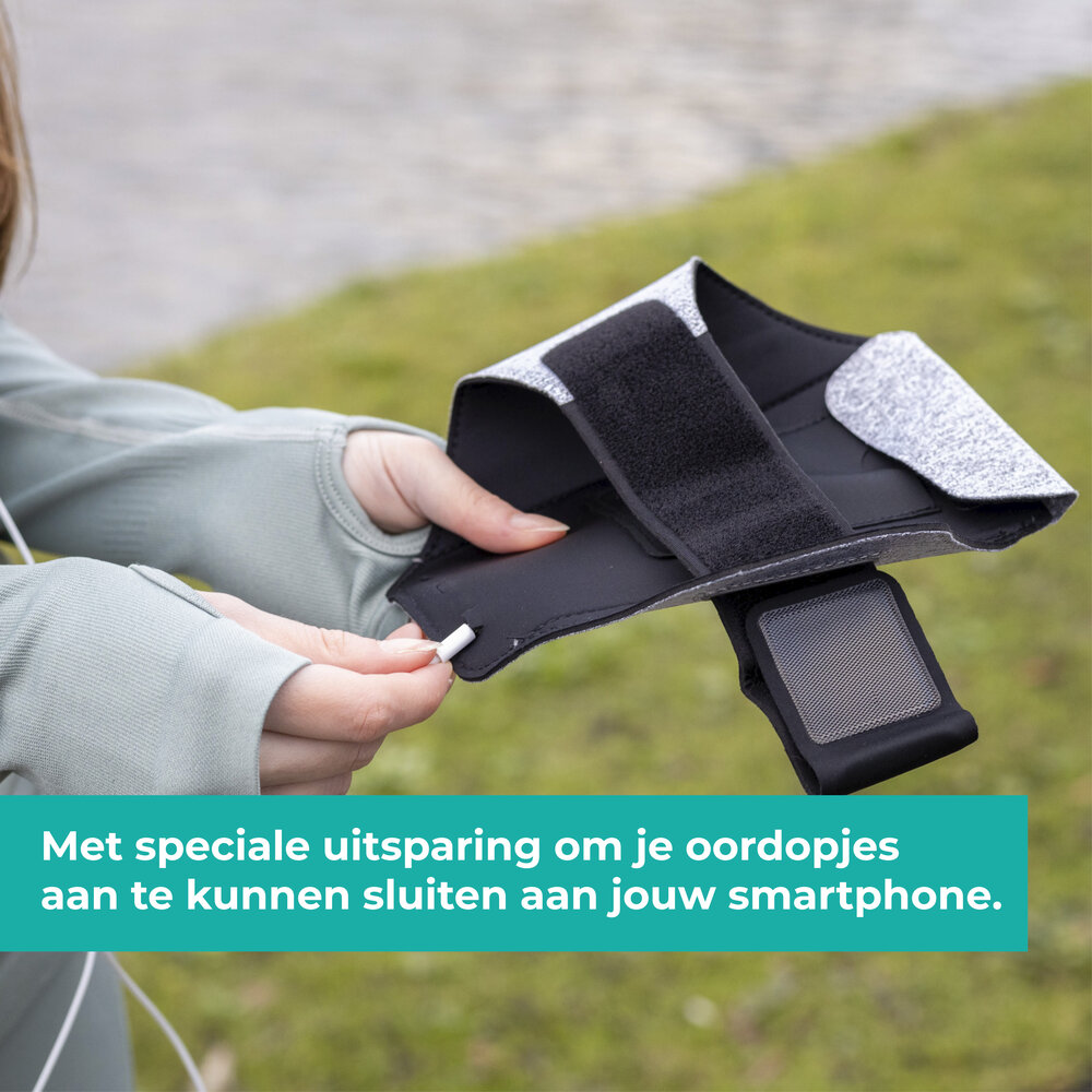 Coverzs Coverzs Telefoonhouder voor hardlopen (wit/grijs)