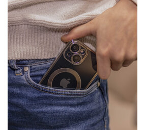 Coverzs iPhone 12 hard case met camera cover (zilver) Coverzs iPhone 12 hard case met camera cover (zilver)