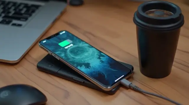 iphone aan de oplader met usb c oplaadkabel