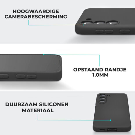 ShieldCase® ShieldCase Samsung Galaxy A36 siliconen hoesje (zwart)