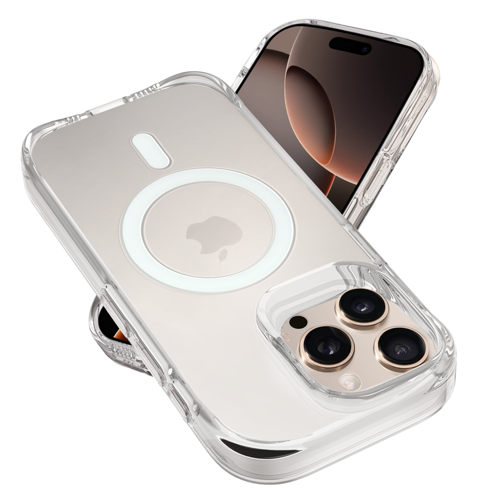 Coverzs Coverzs iPhone 16 Pro clear hard MagSafe case (transparant) Coverzs Coverzs iPhone 16 Pro clear hard MagSafe case (transparant)