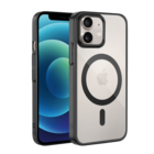 Coverzs Coverzs iPhone 12 clear MagSafe hardcase (zwart)