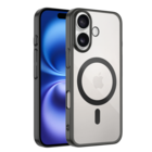 Coverzs Coverzs iPhone 16 Plus clear MagSafe hardcase (zwart)