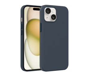 Coverzs iPhone 14 luxe leren MagSafe case (donkerblauw) Coverzs iPhone 14 luxe leren MagSafe case (donkerblauw)