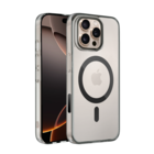 Coverzs Coverzs iPhone 14 Pro matte MagSafe case (transparant/zwart)