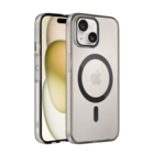 Coverzs Coverzs iPhone 12 Pro matte MagSafe case (transparant/zwart)