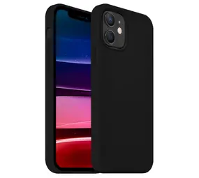 Coverzs Luxe Liquid Silicone case iPhone 11 (zwart)