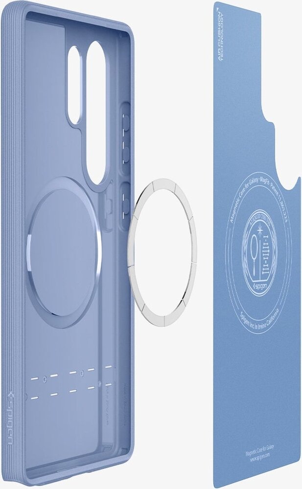 Spigen Spigen Samsung Galaxy S25 Ultra Parallax MagFit Hoesje (paars) Spigen Spigen Samsung Galaxy S25 Ultra Parallax MagFit Hoesje (paars)