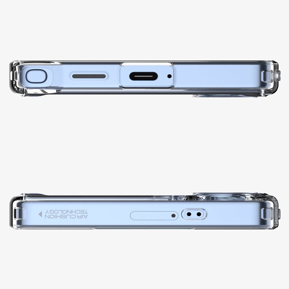 Spigen Spigen Samsung Galaxy S25 Ultra Ultra Hybrid hoesje (Crystal Clear) Spigen Spigen Samsung Galaxy S25 Ultra Ultra Hybrid hoesje (Crystal Clear)