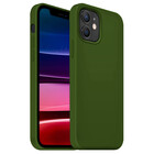 Coverzs Coverzs Luxe Liquid Silicone case iPhone 11 (legergroen)