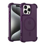 Coverzs iPhone 12 Pro Max matte Shock case met MagSafe (paars) Coverzs iPhone 12 Pro Max matte Shock case met MagSafe (paars)