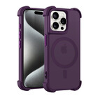 Coverzs Coverzs iPhone 16 Pro Max matte Shock case met MagSafe (paars)