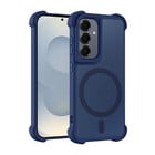 Coverzs Coverzs Samsung Galaxy S24 matte Shock case met MagSafe (donkerblauw)