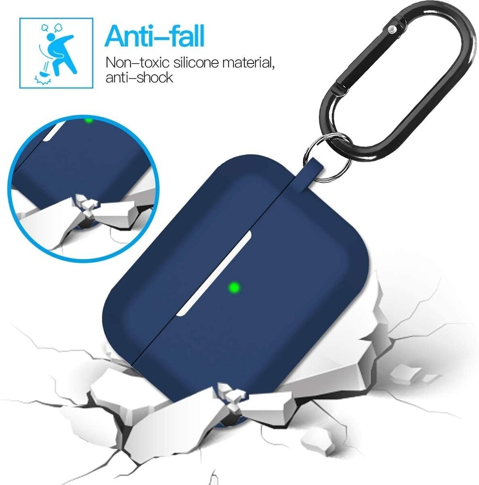 ShieldCase® Shieldcase Airpods Pro silicone case (donkerblauw)