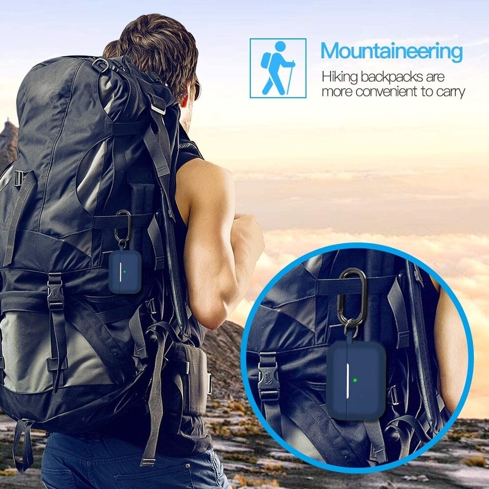 ShieldCase® Shieldcase Airpods Pro silicone case (donkerblauw)