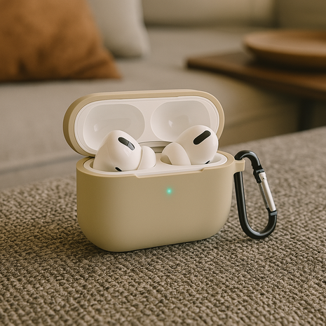 ShieldCase® Shieldcase Airpods Pro silicone case (Beige)