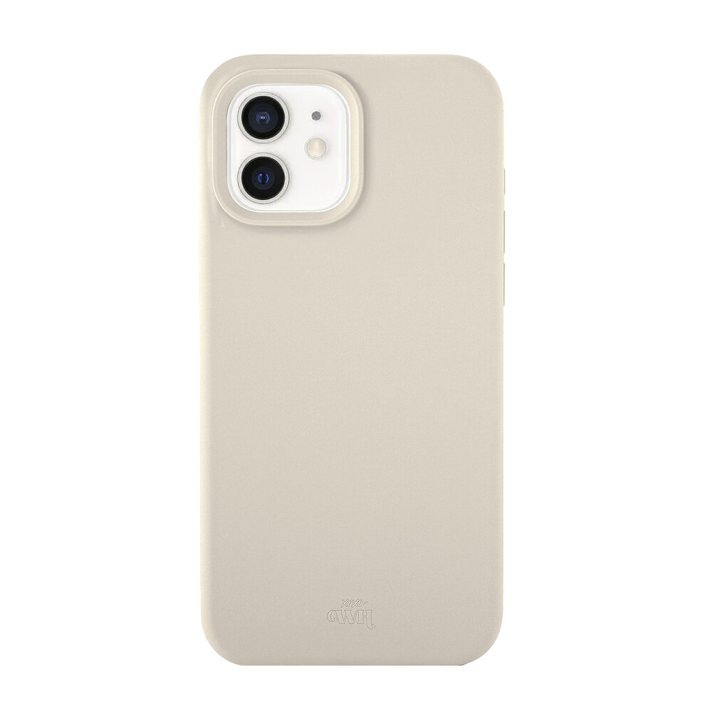 xoxo Wildhearts xoxo Wildhearts Shockproof silicone case Beige - iPhone 12
