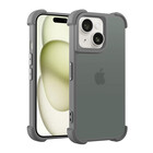 Coverzs Coverzs iPhone 12 matte Shock case (grijs)