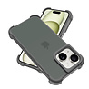 Coverzs Coverzs iPhone 12 matte Shock case (grijs) Coverzs Coverzs iPhone 12 matte Shock case (grijs)