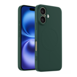 ShieldCase® iPhone 16 Plus Siliconen MagSafe back cover (donkergroen)